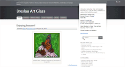 Desktop Screenshot of breslauartglass.ca